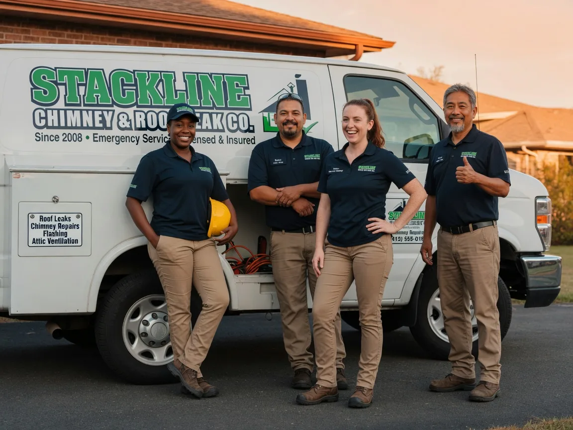 Chimney flashing repair company in Websterville, VT